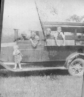 parkston 1938-george lacey,maw dagion, harold lacey,johnny dagion wants to go too.jpg